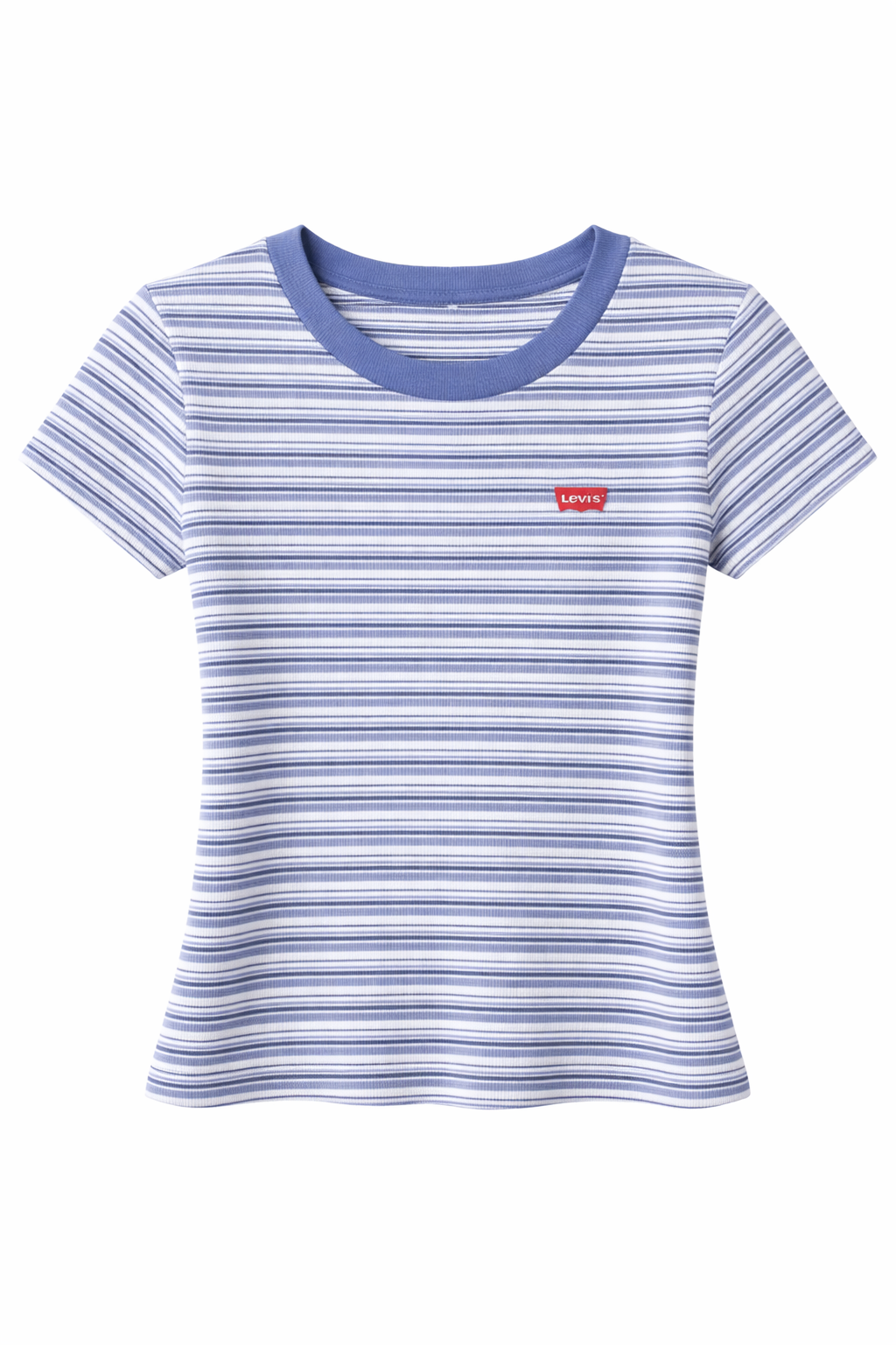 Levi’s Striped T-Shirt – Women’s Casual Tee (Blue Version)
