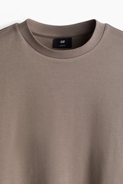 H&M Dark beige Textured Blouse