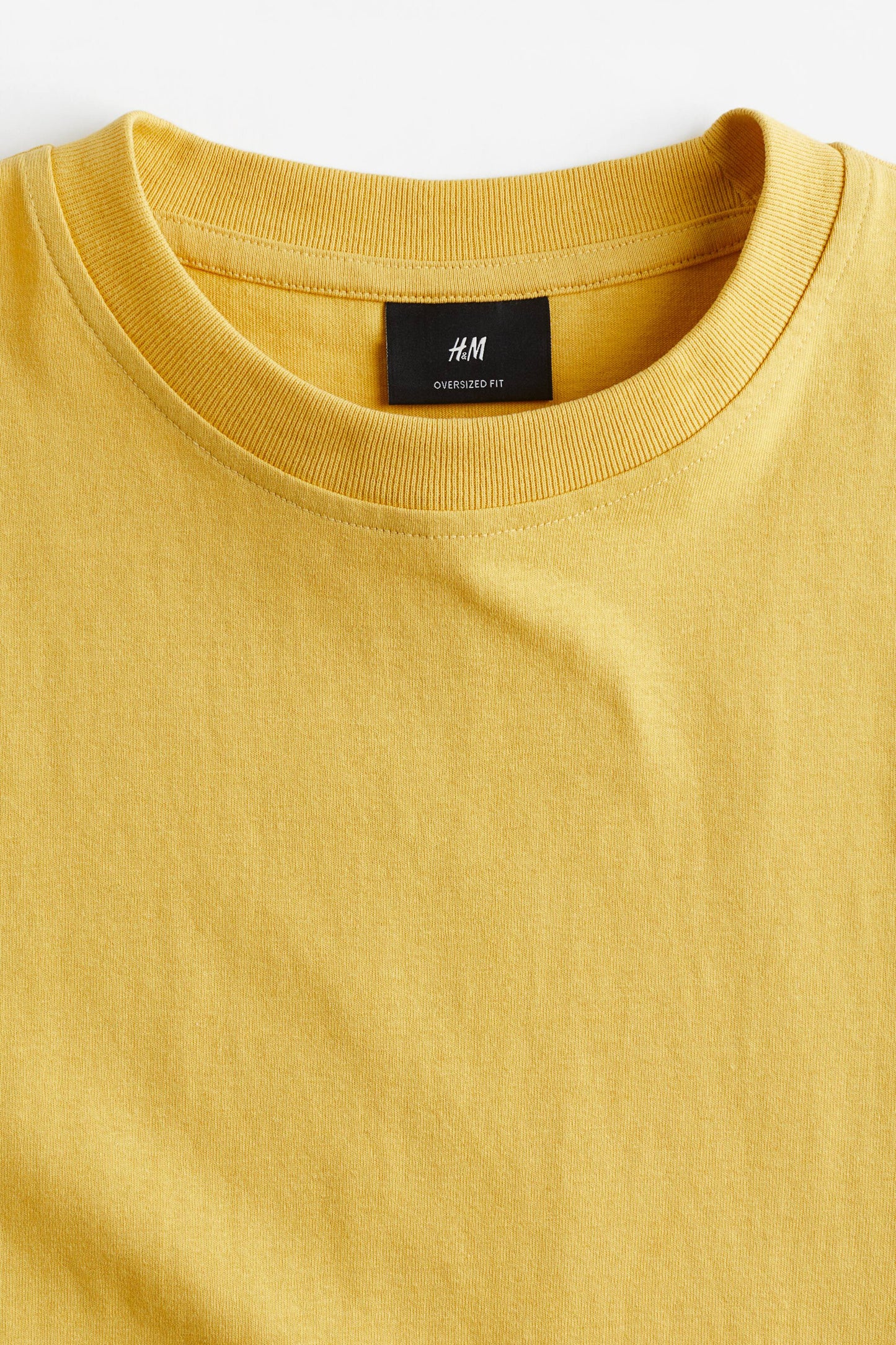 H&M Yellow Oversized T-Shirt