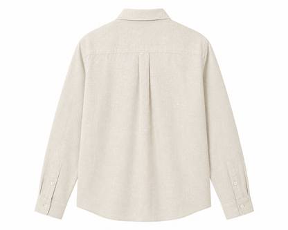 C&A Linen Shirt – Light Beige / Natural Tone