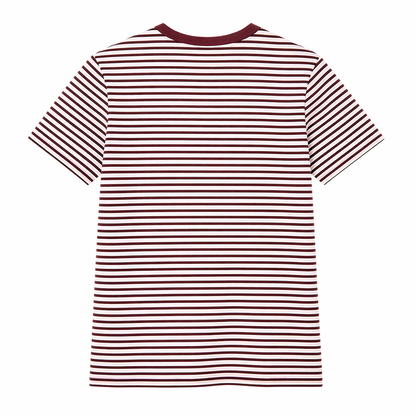 Levi’s Striped T-Shirt – Burgundy & White