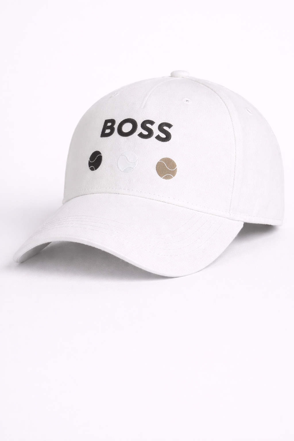 BOSS Cap – White Logo Baseball Cap