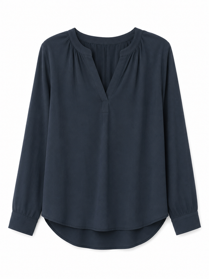 Esprit – Relaxed V-Neck Blouse