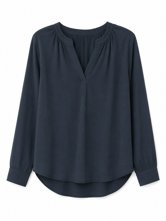 Esprit – Relaxed V-Neck Blouse