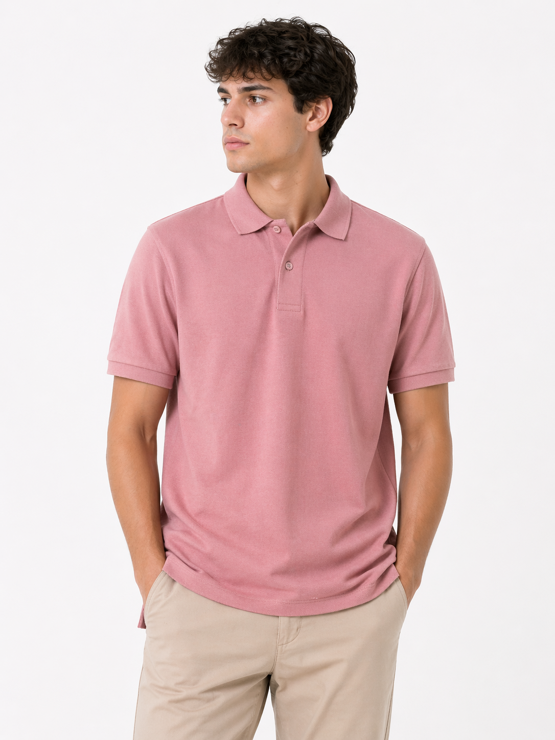 Celio Pink Polo T-Shirt