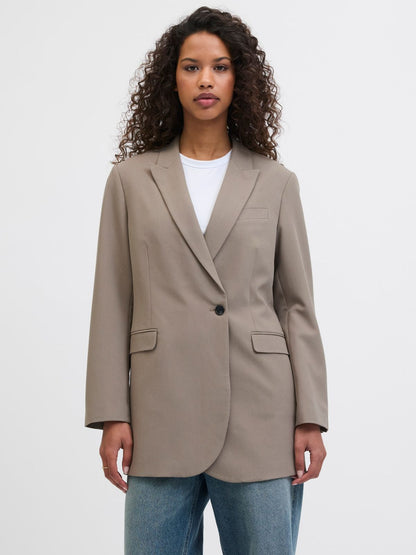 JACK & JONES STYLE  Women’s Oversized Tailored Blazer – Pink