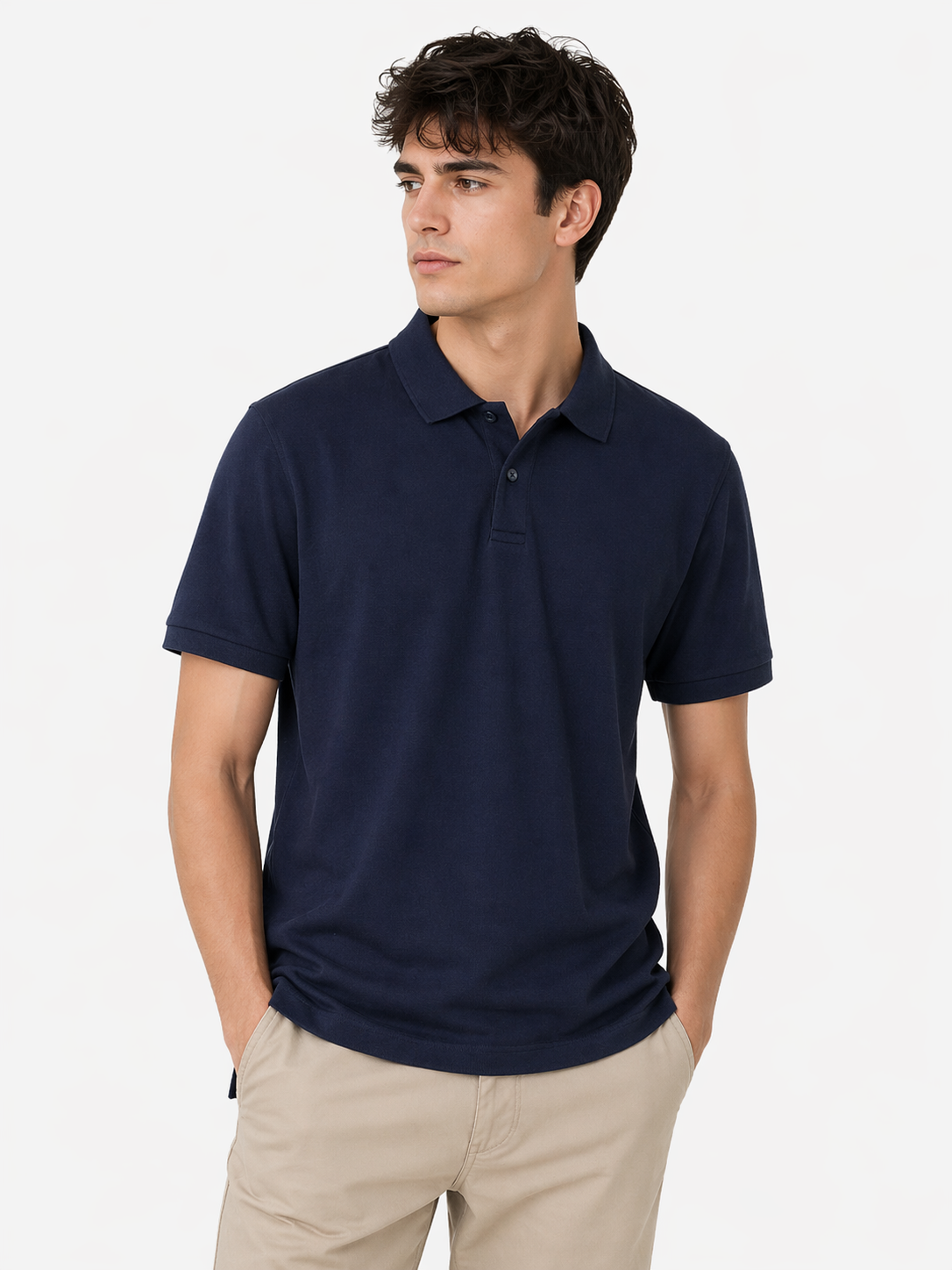 Celio Navy Blue Polo T-Shirt