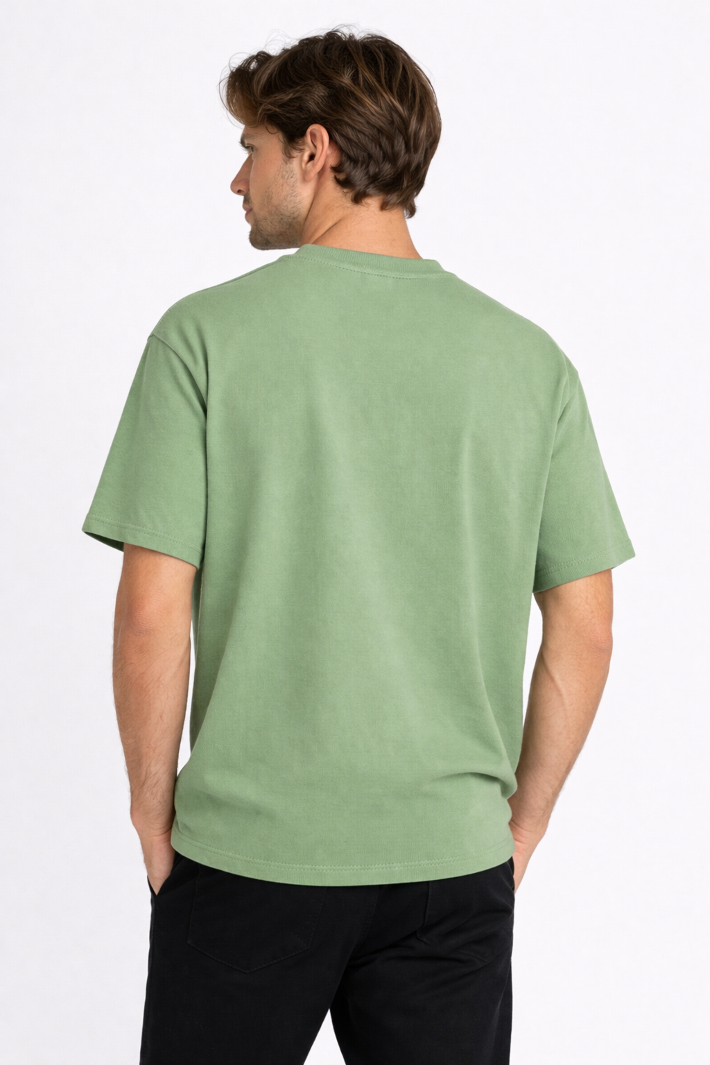 H&M Light Green Oversized T-Shirt