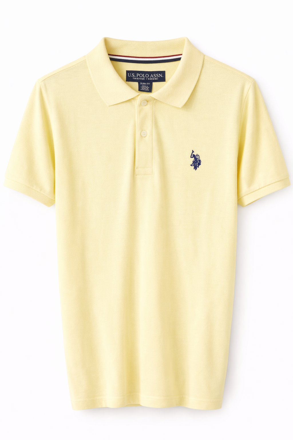U.S. Polo Assn. Classic Polo Shirt – Pastel Yellow