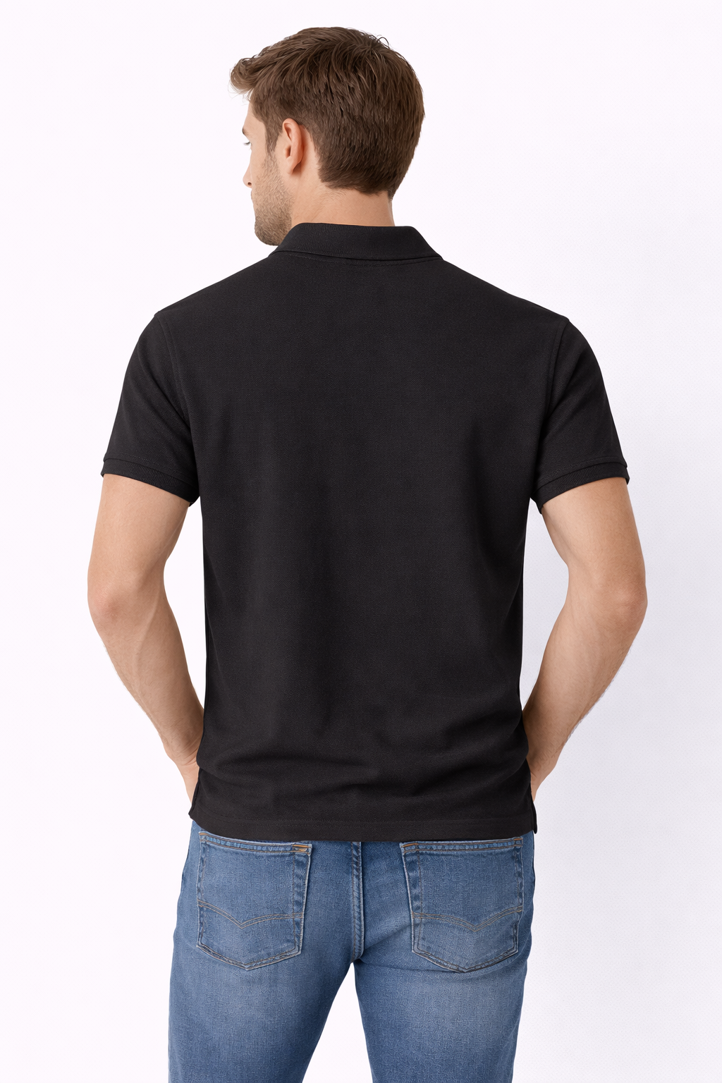 Calvin Klein Jeans Black Polo Shirt