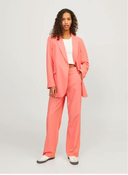 JACK & JONES STYLE  Women’s Oversized Tailored Blazer – Pink