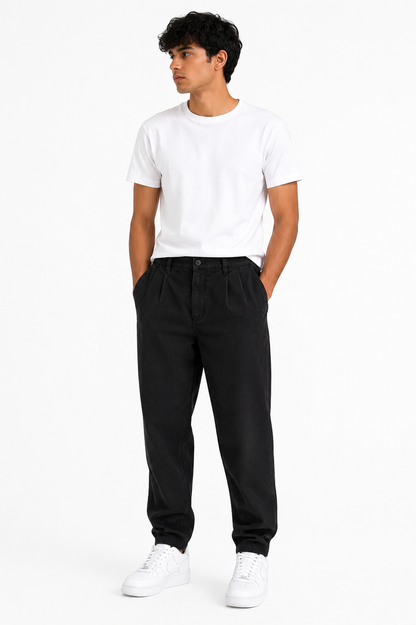 Carhartt Relaxed Black Pleated Pants