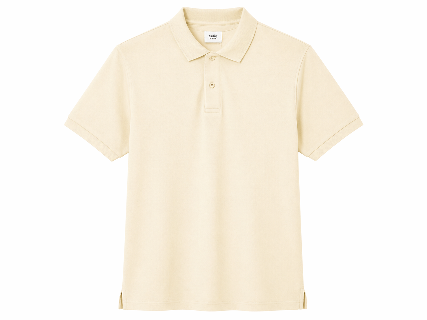 Celio Beige Polo T-Shirt