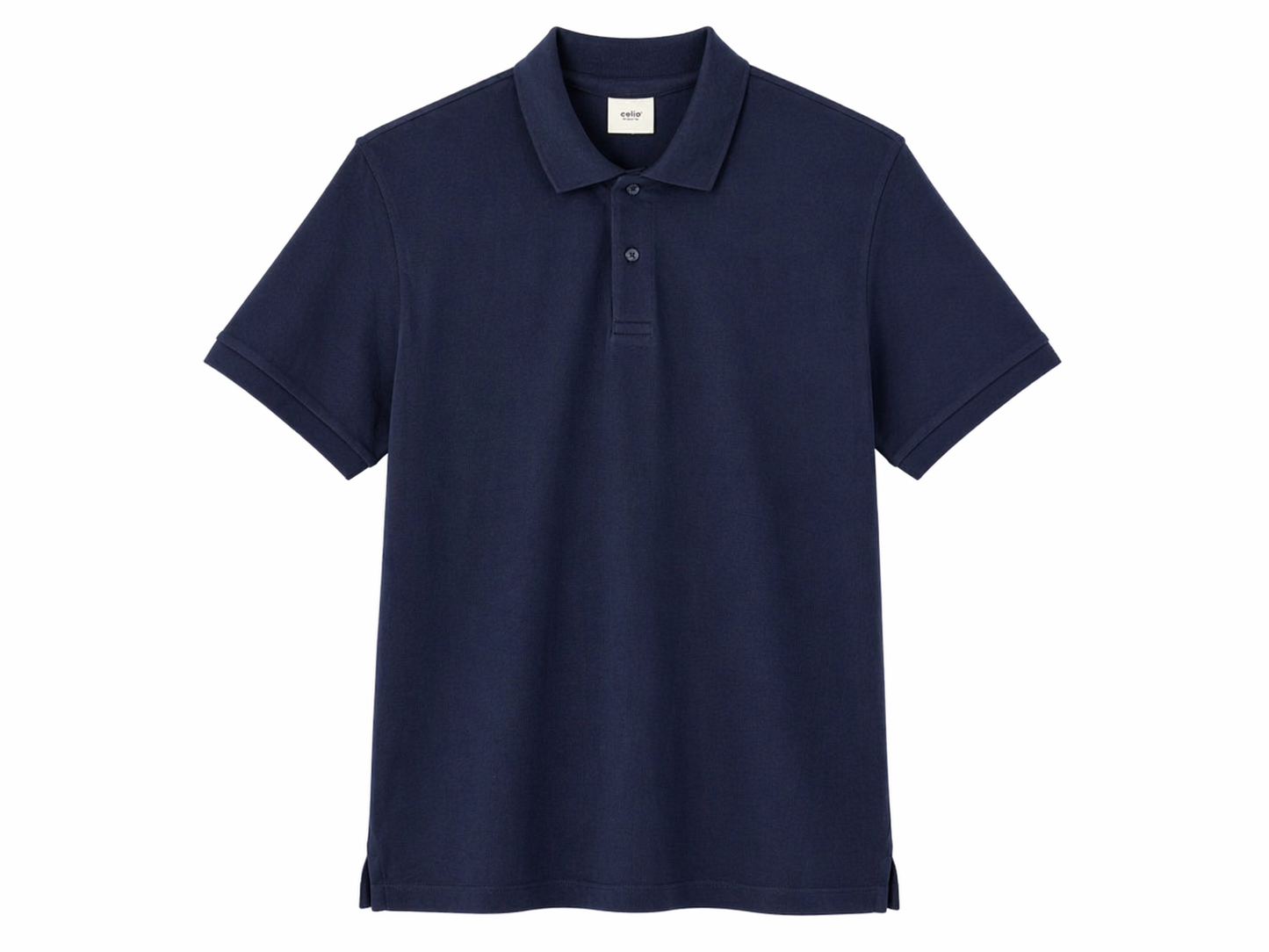 Celio Navy Blue Polo T-Shirt