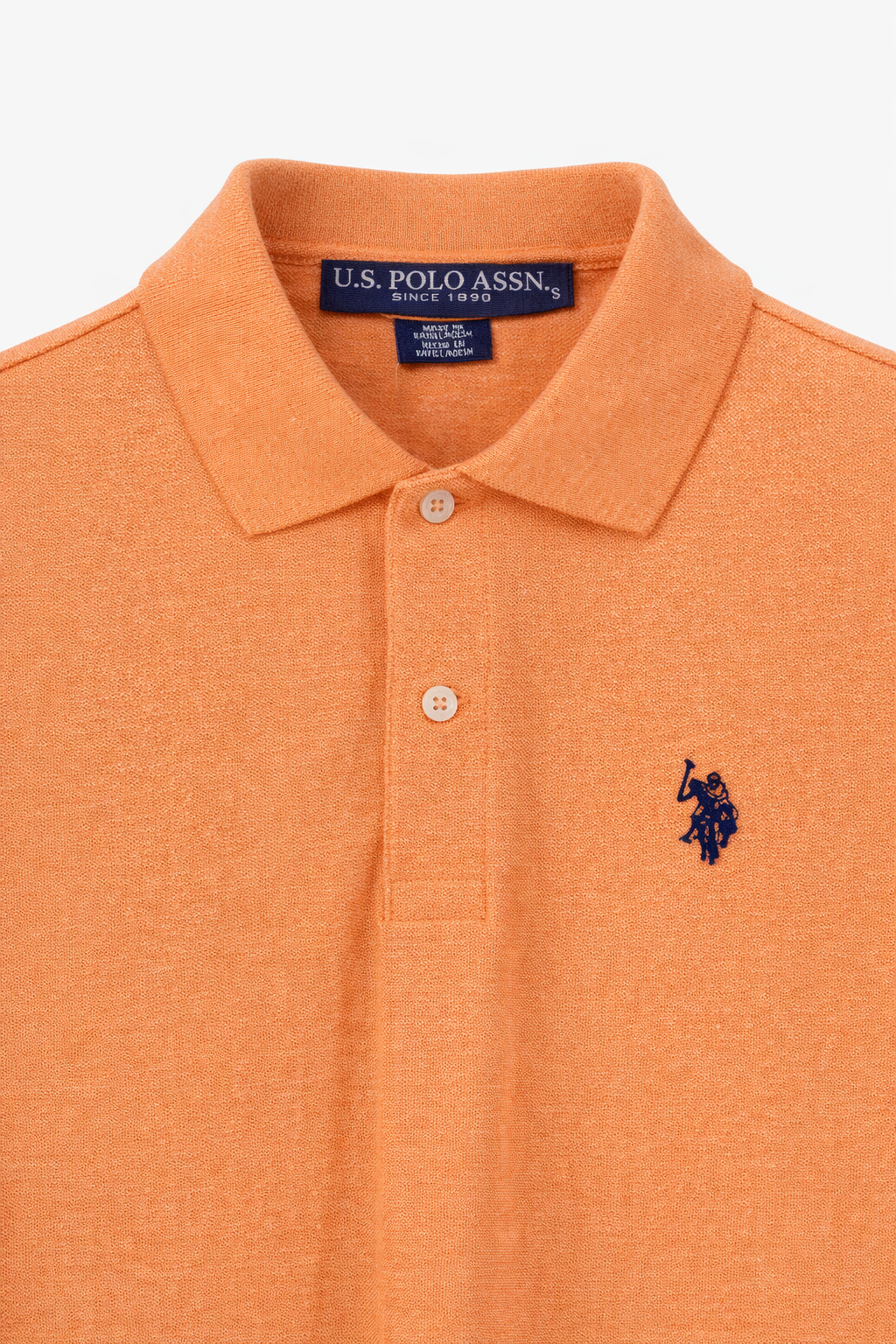U.S. Polo Assn. Orange Polo Shirt