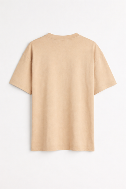 H&M Light Beige Oversized T-Shirt