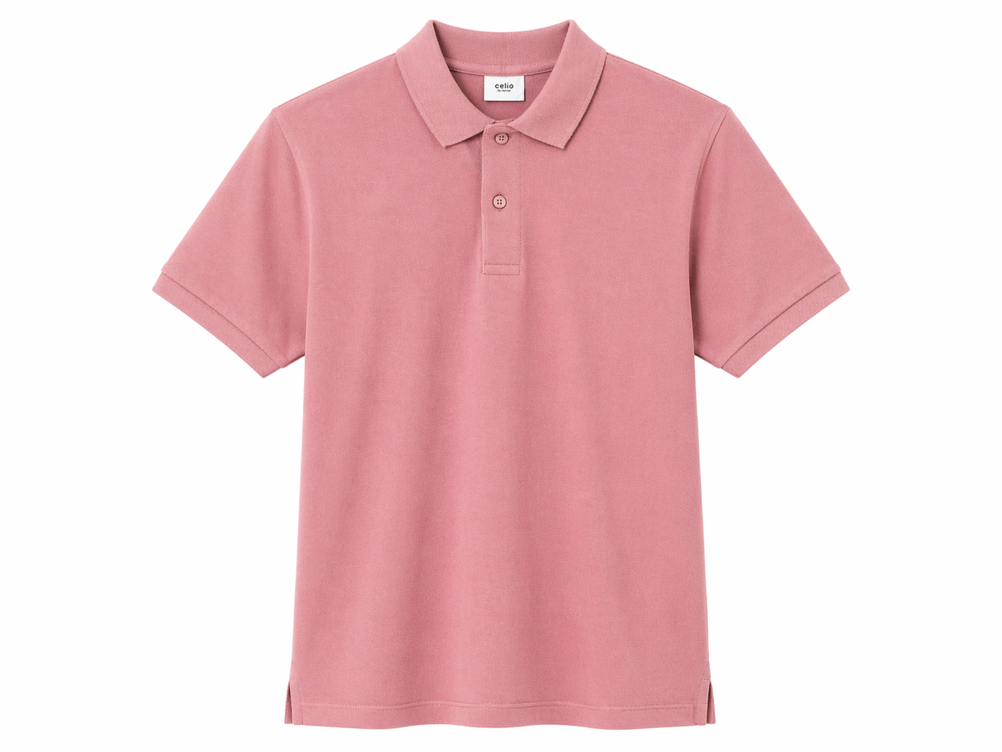 Celio Pink Polo T-Shirt