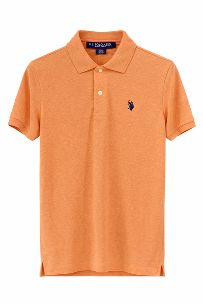 U.S. Polo Assn. Orange Polo Shirt