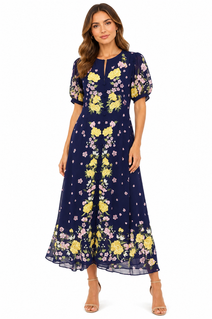 Hobbs Floral Midi Dress – Product Description