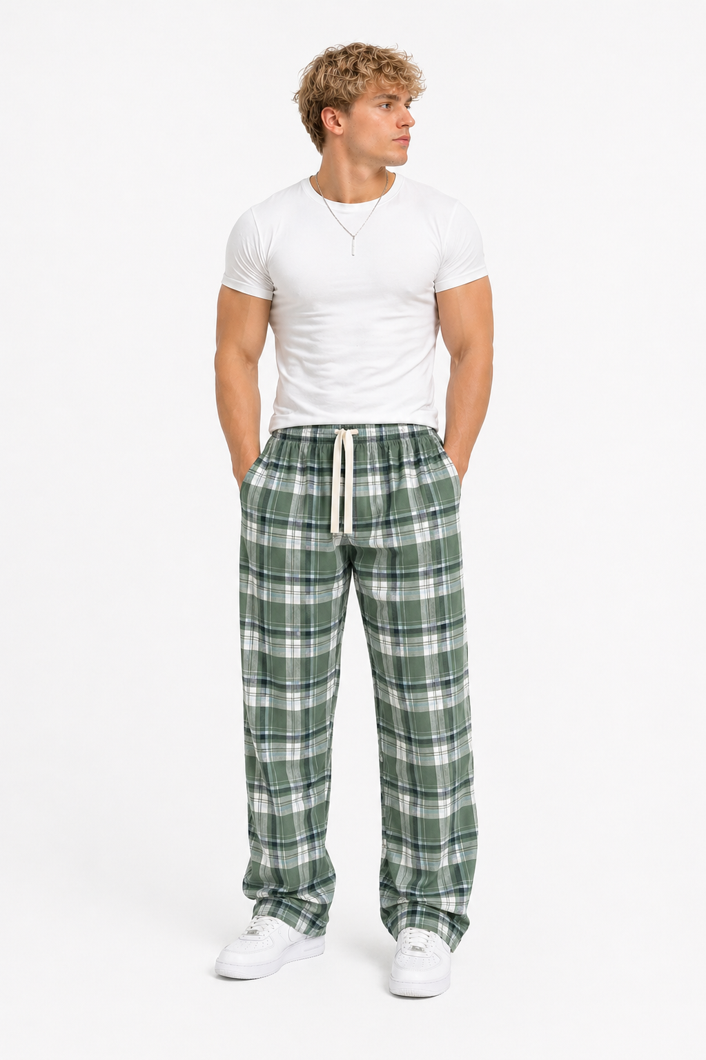 George Green Checkered Lounge Pants
