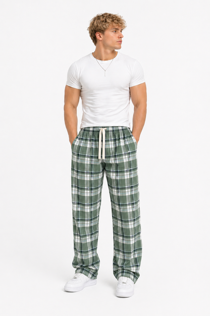 George Green Checkered Lounge Pants