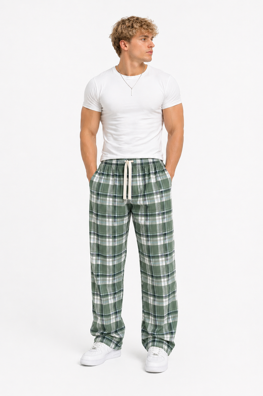 George Green Checkered Lounge Pants