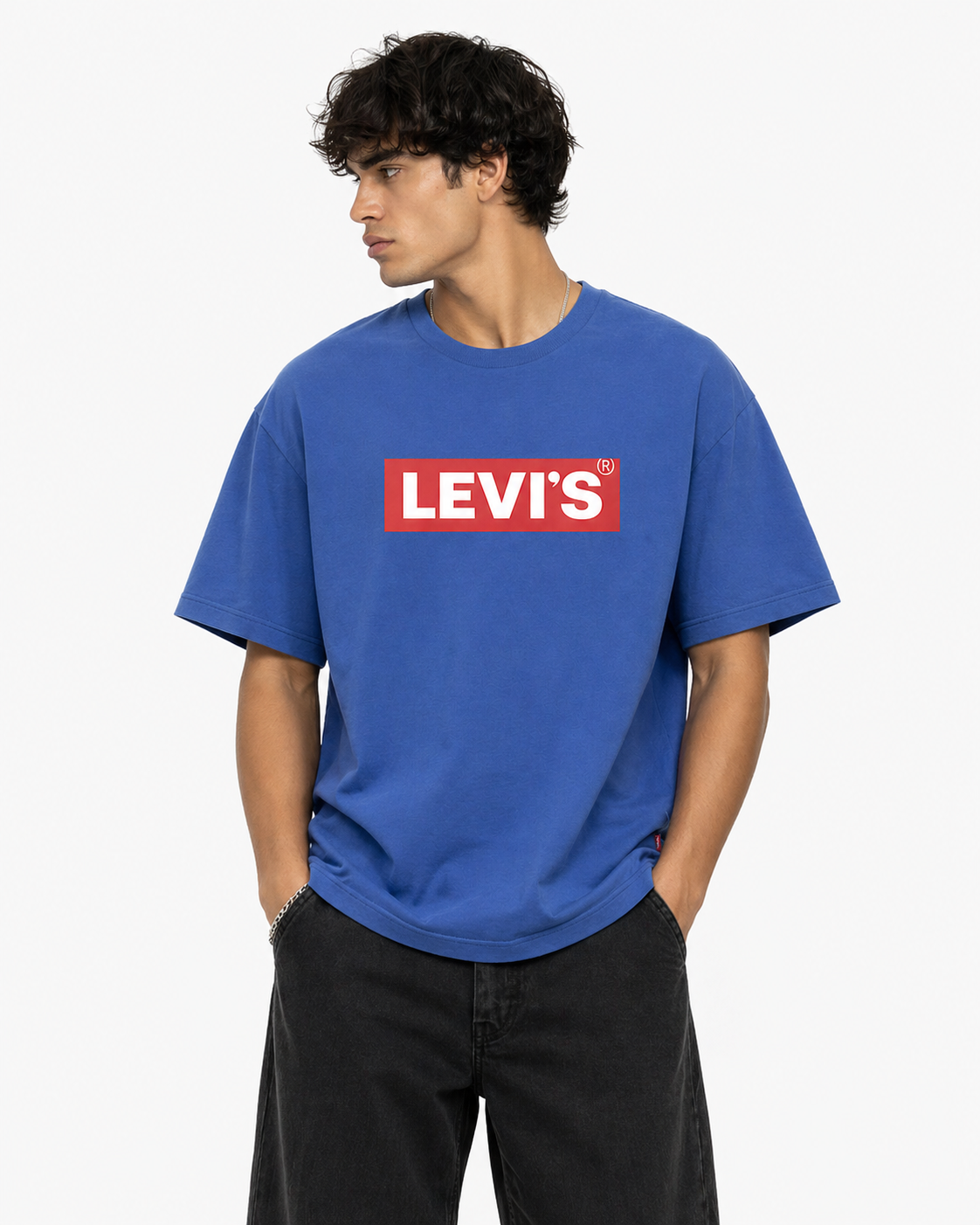 Levi’s Blue Logo T-Shirt (Box Logo Style)