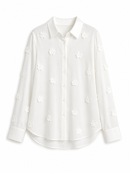 Women's Floral Appliqué Shirt – Vero Moda – Product Description