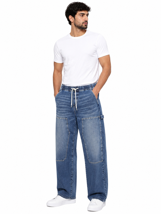 True Religion Relaxed Utility Denim Jeans