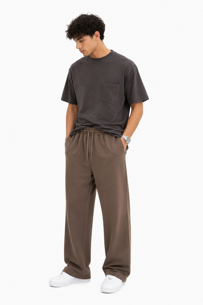 Zara Relaxed Wide-Leg Drawstring Trousers