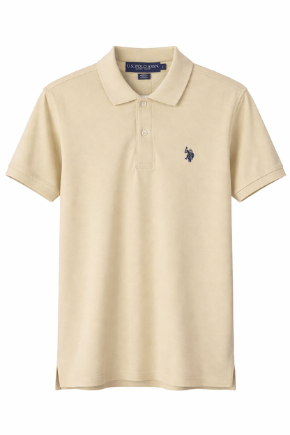 U.S. Polo Assn. Beige Classic Polo Shirt