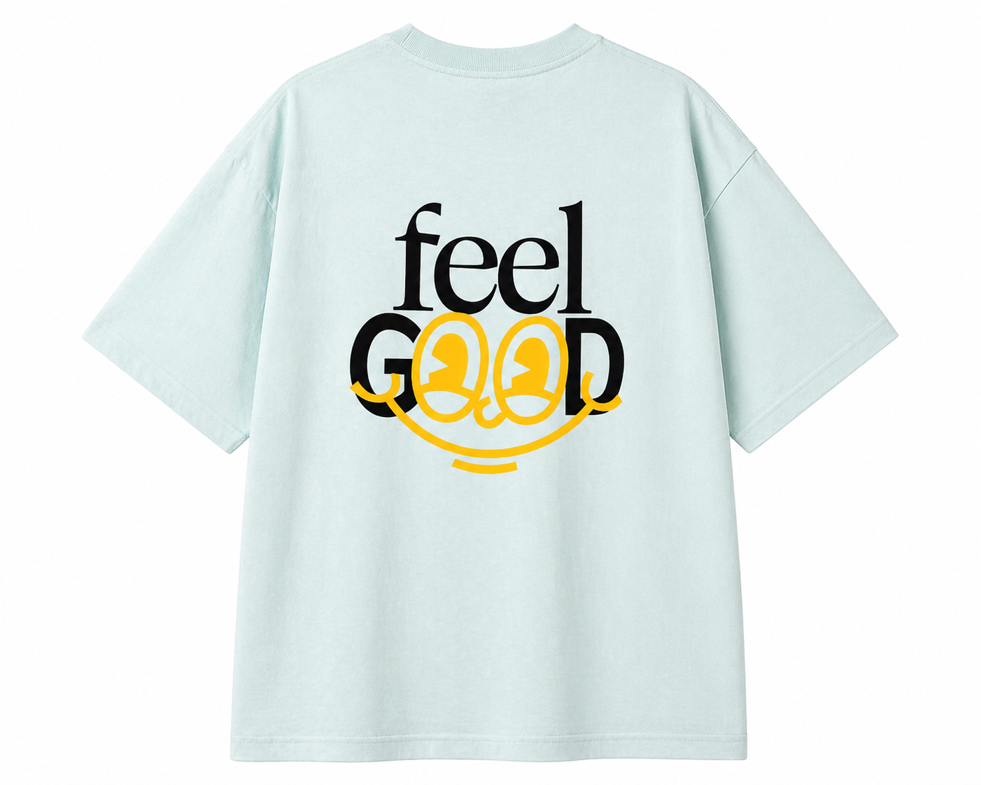 H&M Light Mint “Feel Good” Graphic T-Shirt