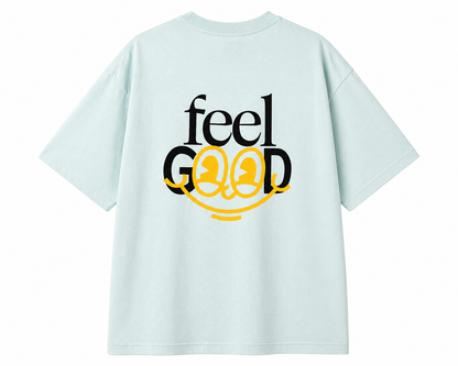 H&M Light Mint “Feel Good” Graphic T-Shirt