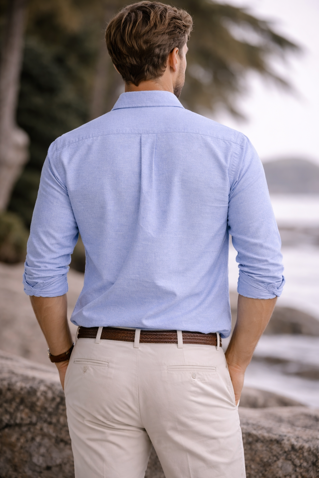 Polo Ralph Lauren Classic Shirt – Blue (Slim Fit)