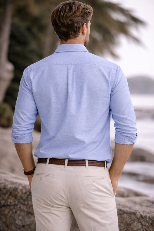 Polo Ralph Lauren Classic Shirt – Blue (Slim Fit)