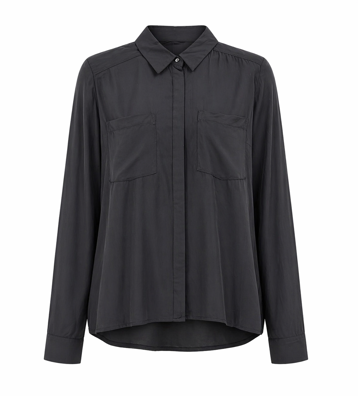 Sinsay Black Button-Up Shirt