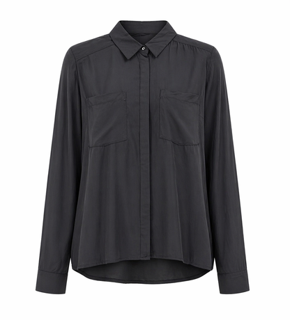 Sinsay Black Button-Up Shirt