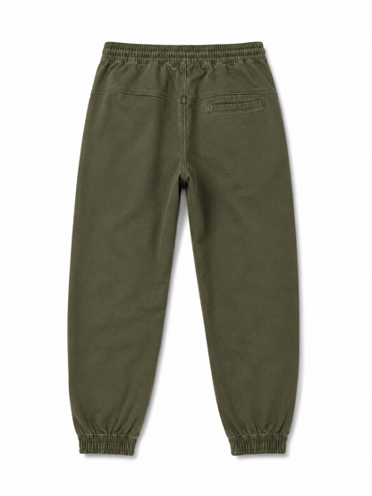 Pull&Bear Washed Olive Jogger Pants