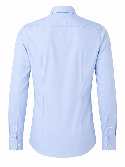 BOSS Light Blue Slim-Fit Dress Shirt
