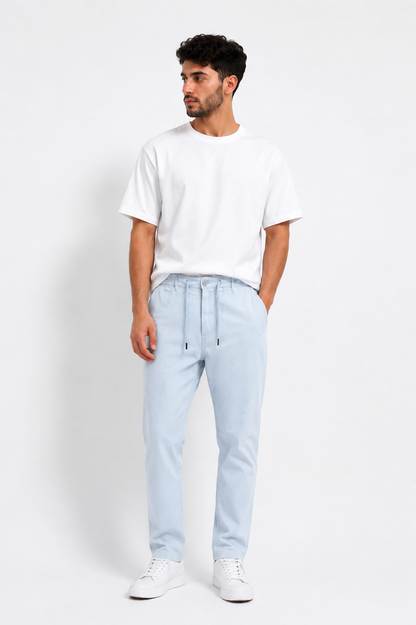 Jules Linen Blend Drawstring Pants
