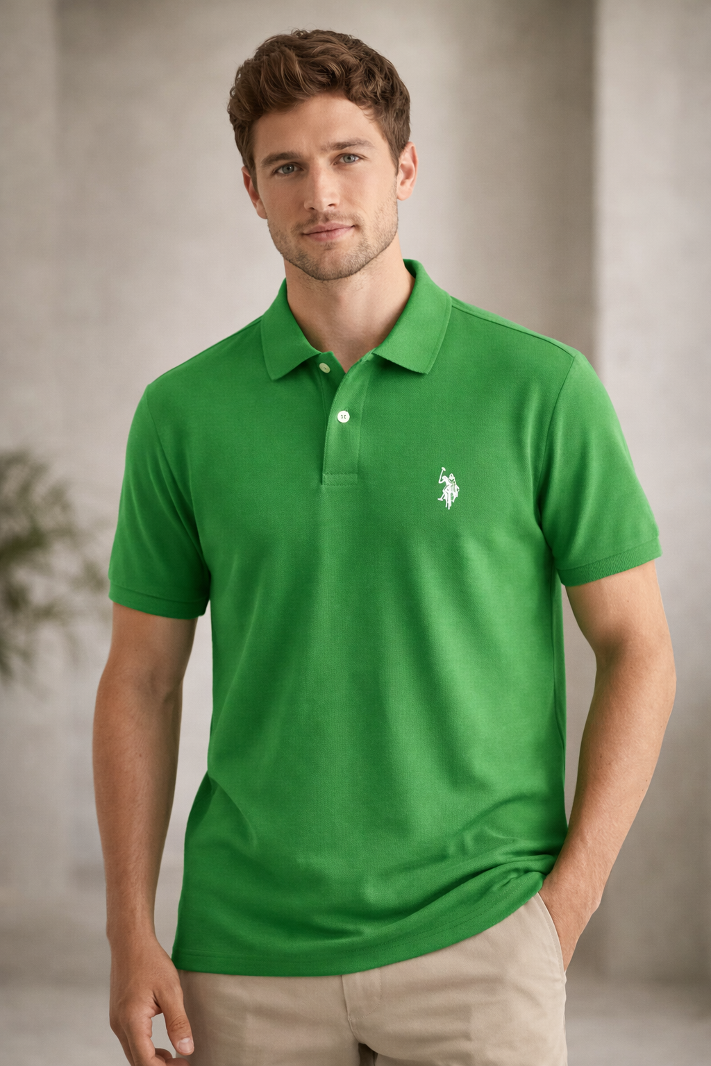 U.S. Polo Assn. Green Classic Polo Shirt