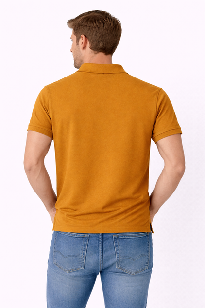 Calvin Klein Jeans Mustard / Golden Polo Shirt