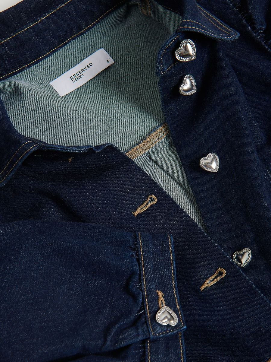 Reserved Denim Shirt – Dark Blue