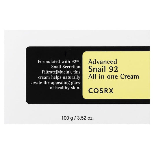 COSRX Advanced Snail 92 All In One Cream — 100g