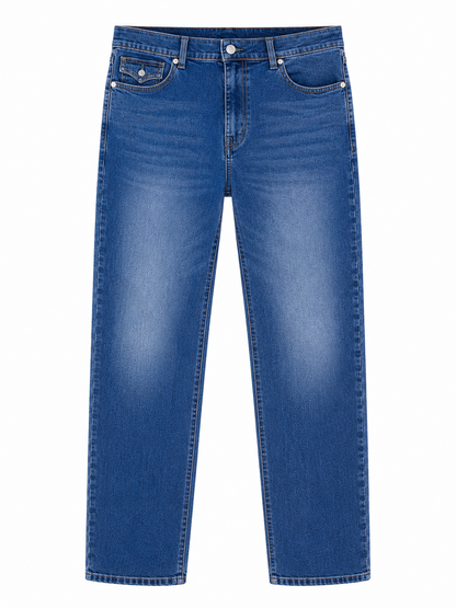 True Religion Vintage Wash Straight Jeans