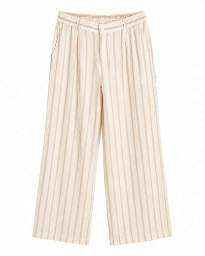 Aeropostale Wide-Leg Striped Pants – Product Description