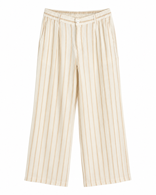 Aeropostale Wide-Leg Striped Pants – Product Description