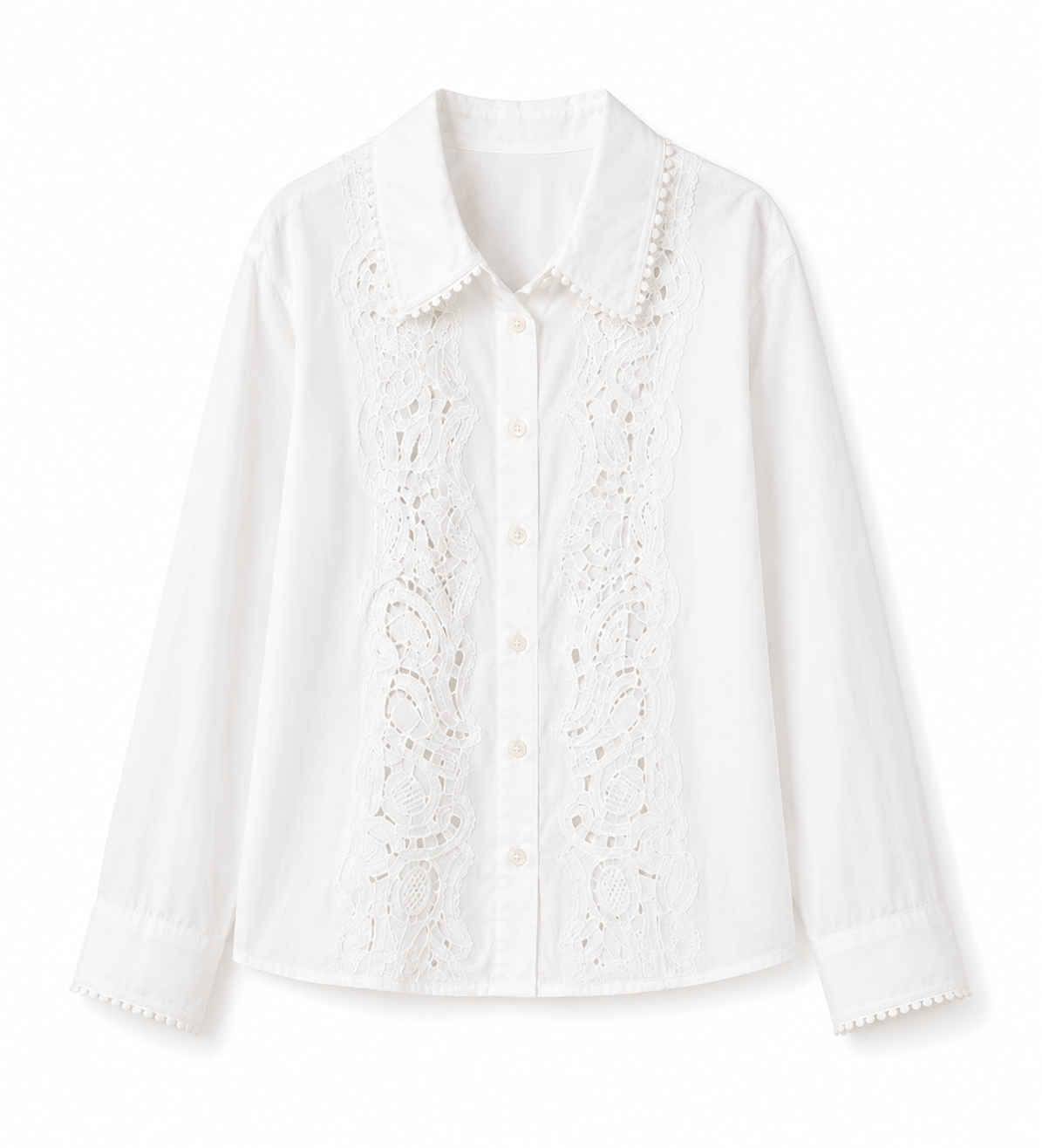 Levi's – Lace Panel Button-Up shirt