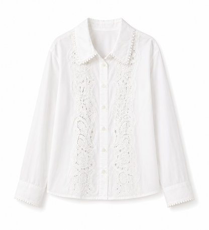 Levi's – Lace Panel Button-Up shirt