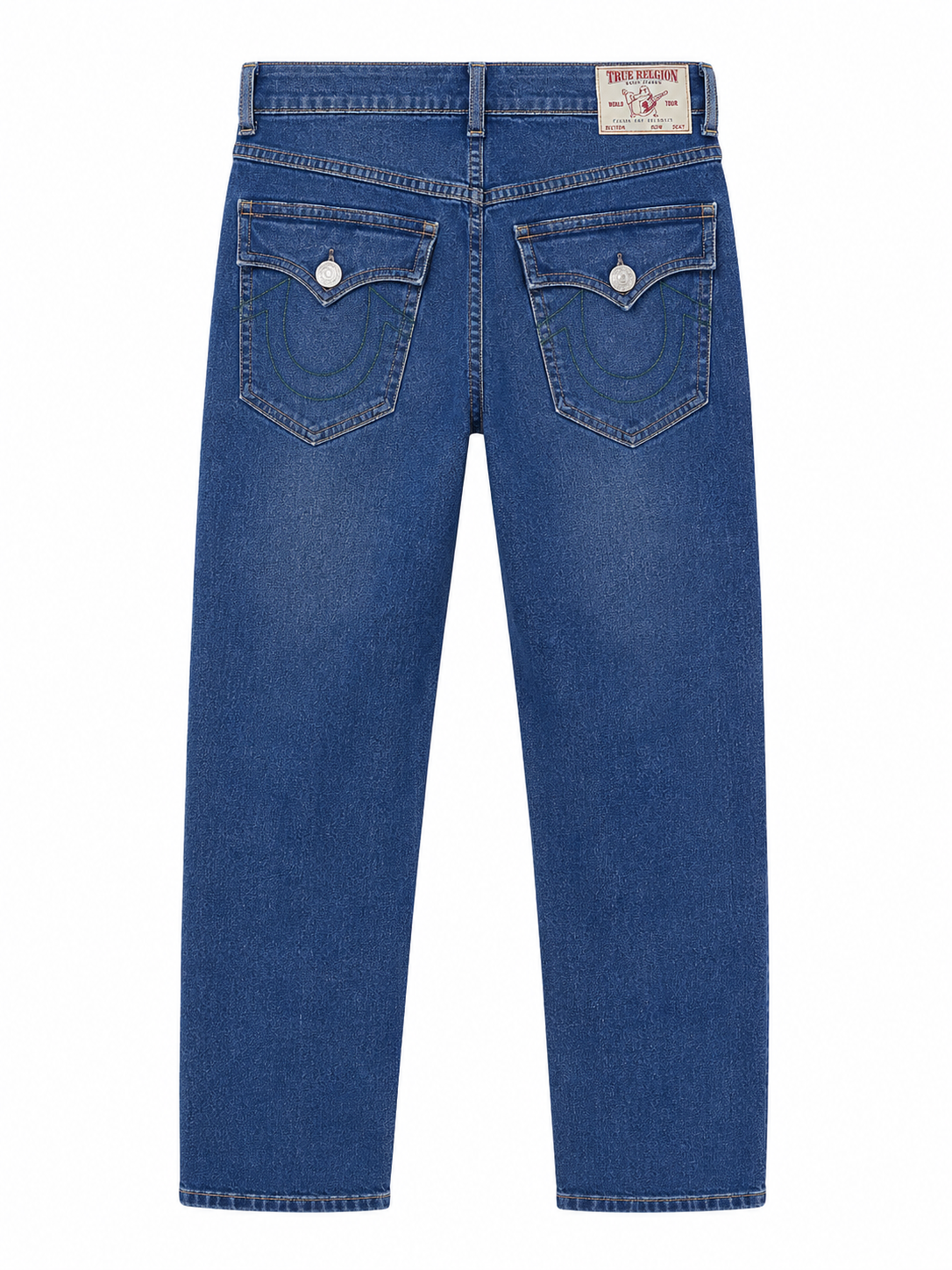 True Religion Vintage Wash Straight Jeans
